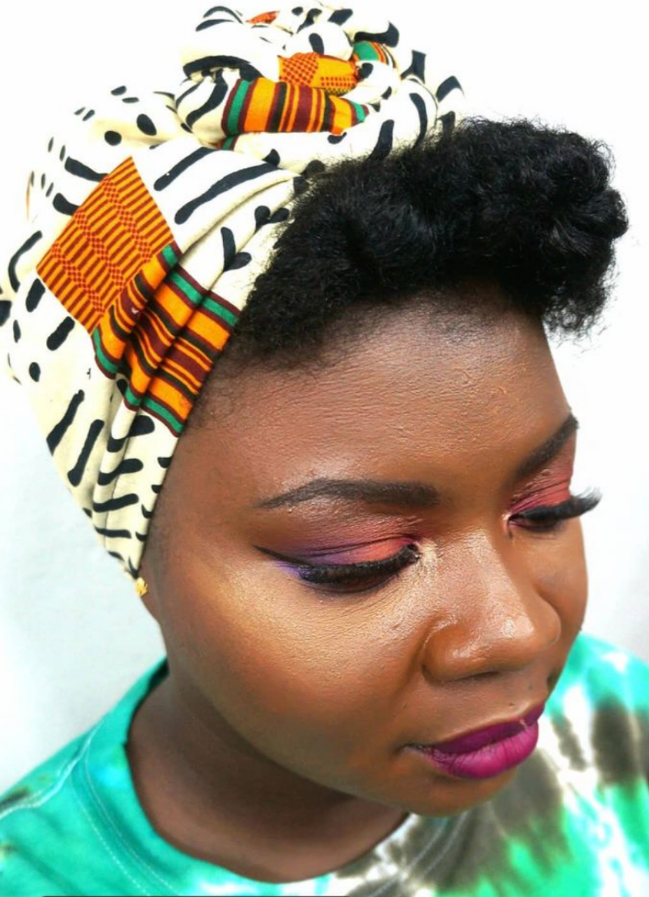 Kente Print AfroBonnet