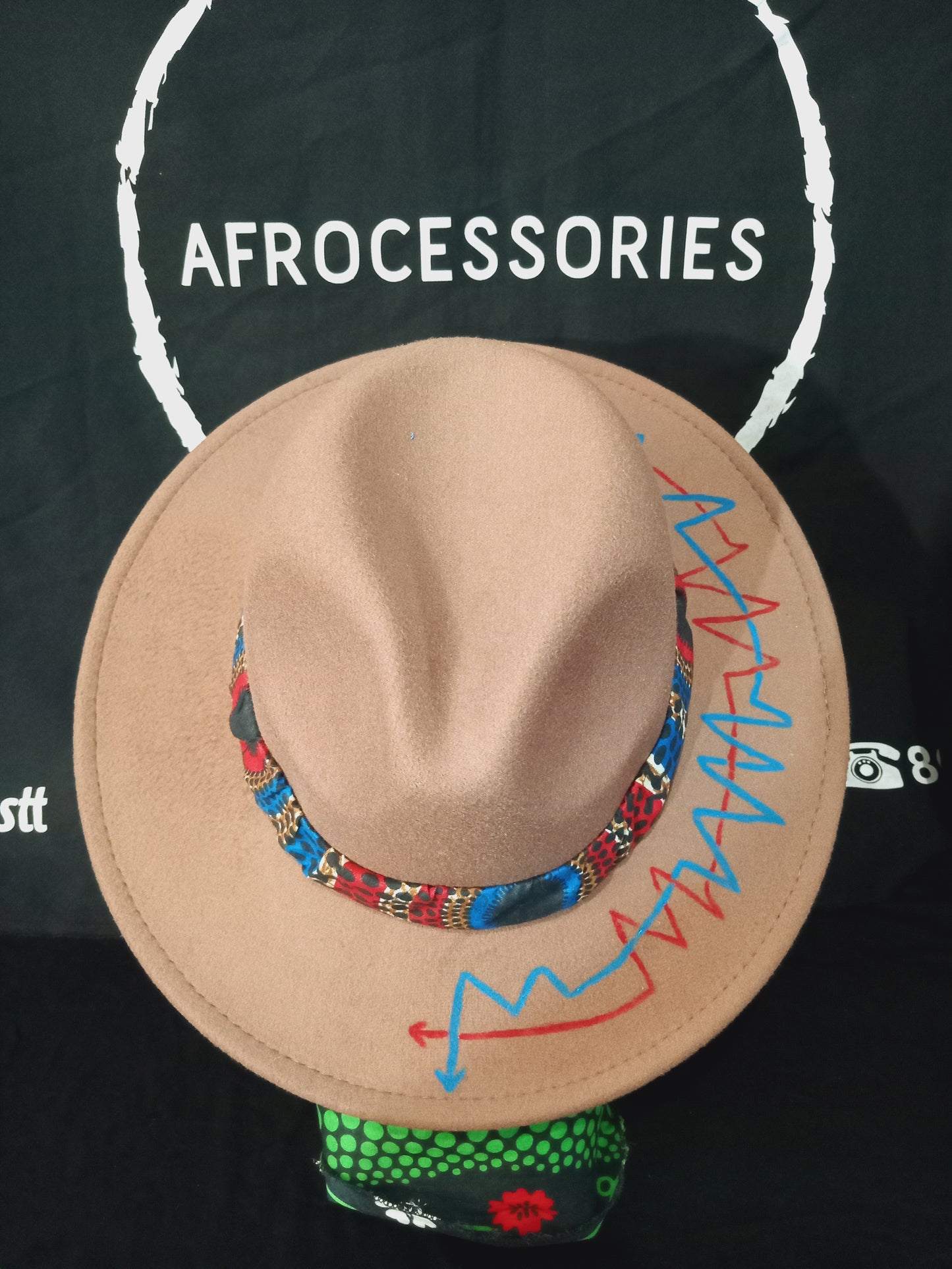 Hand Painted Fedora Hats